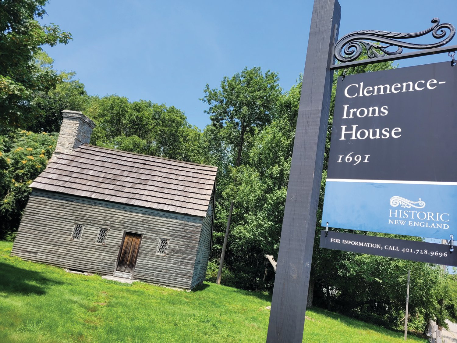 330 YEARS: The Clemence-Irons House on George Waterman Road in Johnston is one of Rhode Island’s, and the nation’s, oldest surviving homes.
